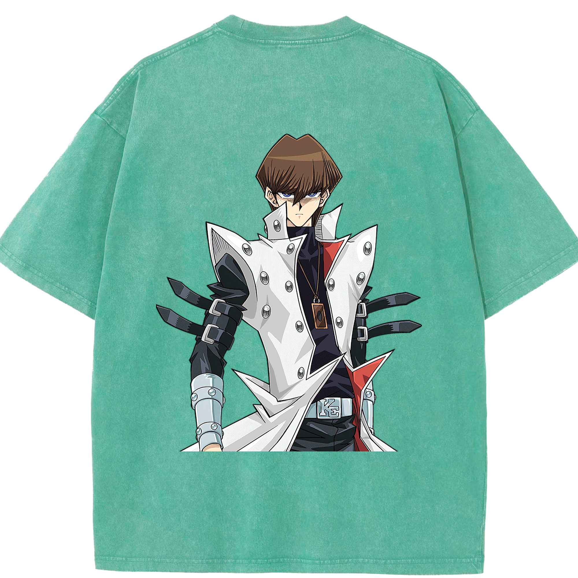 （画像用） 遊☆戯☆王 Yu-Gi-Oh! 綿100% ヴィンテージ風 半袖Tシャツ（背面プリント）